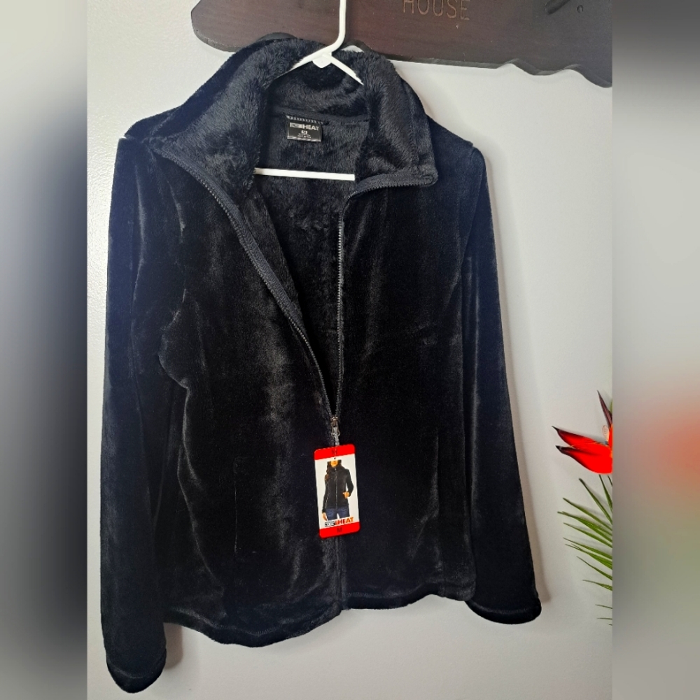 32 Degrees Heat Womens Full Zip Plush Jacket Sz Medium
